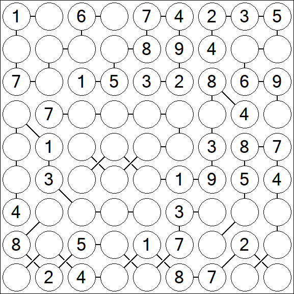 Chain Sudoku - Moyen