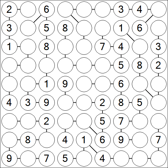 Chain Sudoku - Moyen