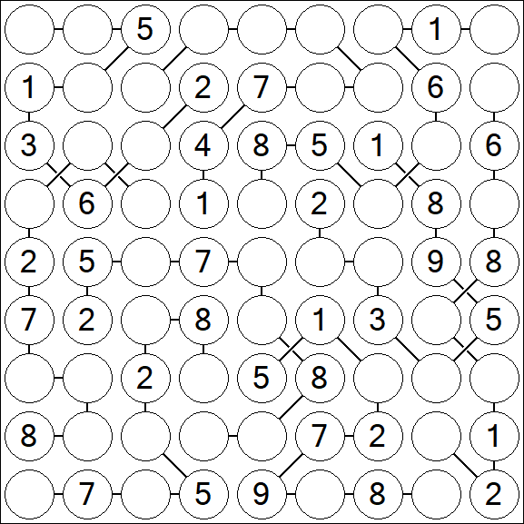 Chain Sudoku - Medium