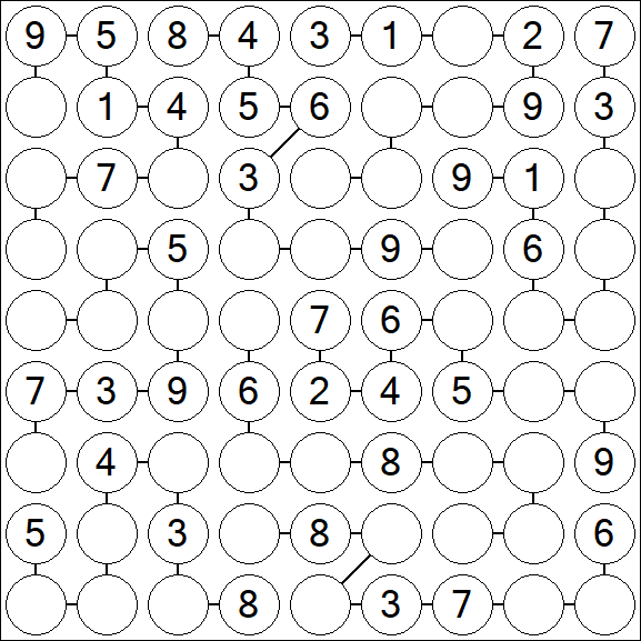 Chain Sudoku - Medium