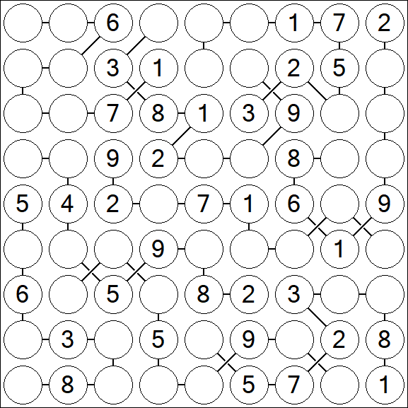 Chain Sudoku - Medium