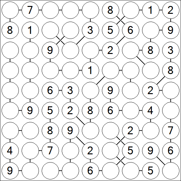 Chain Sudoku - Medium