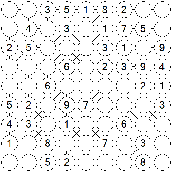Chain Sudoku - Medium
