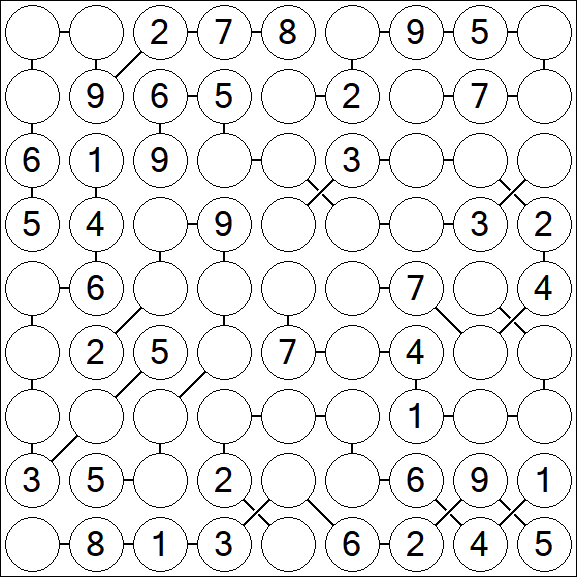 Chain Sudoku - Medium