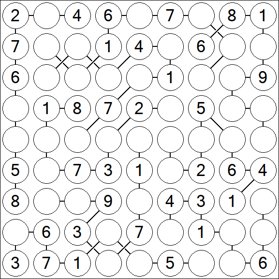 Chain Sudoku - Medium