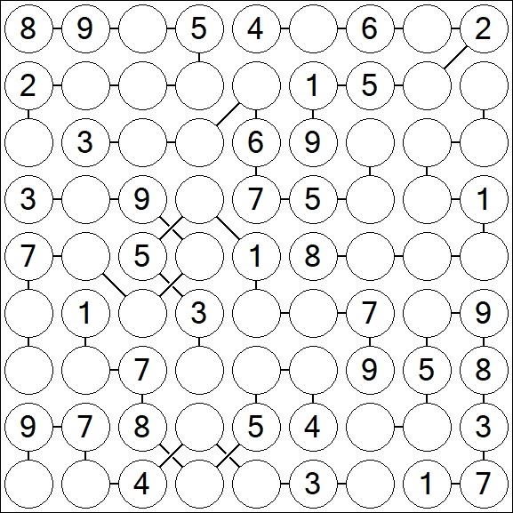 Chain Sudoku - Medium