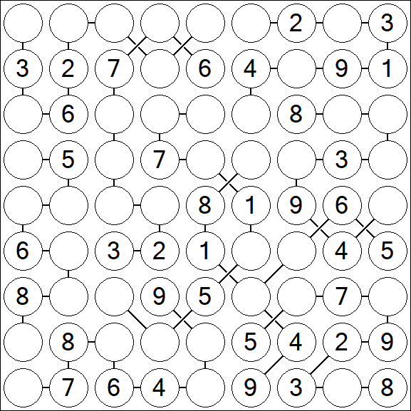 Chain Sudoku - Medium