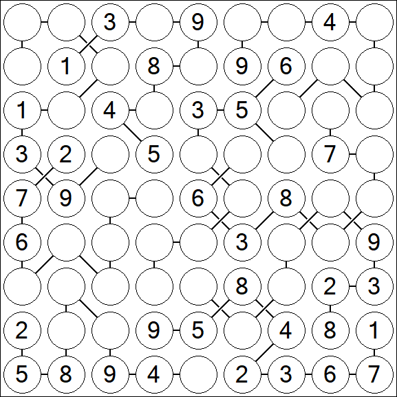 Chain Sudoku - Medium