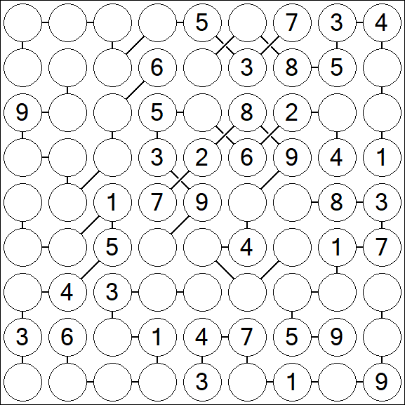Chain Sudoku - Medium