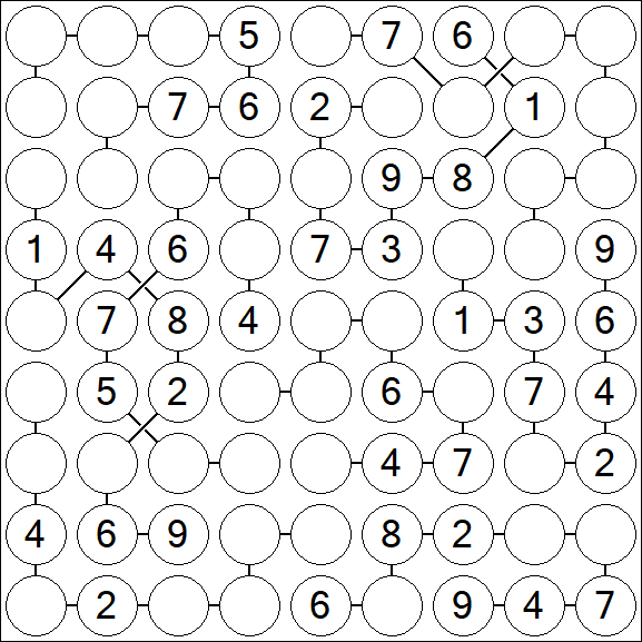 Chain Sudoku - Medium