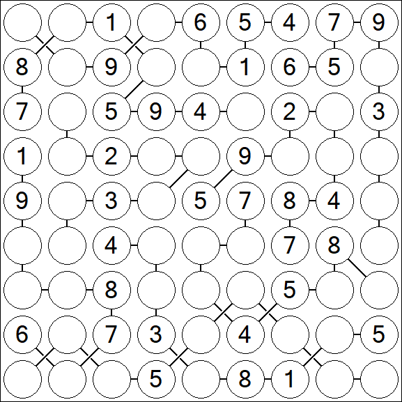 Chain Sudoku - Medium