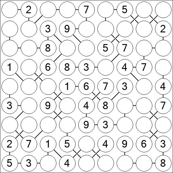 Chain Sudoku - Medium