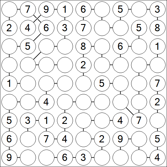 Chain Sudoku - Medium