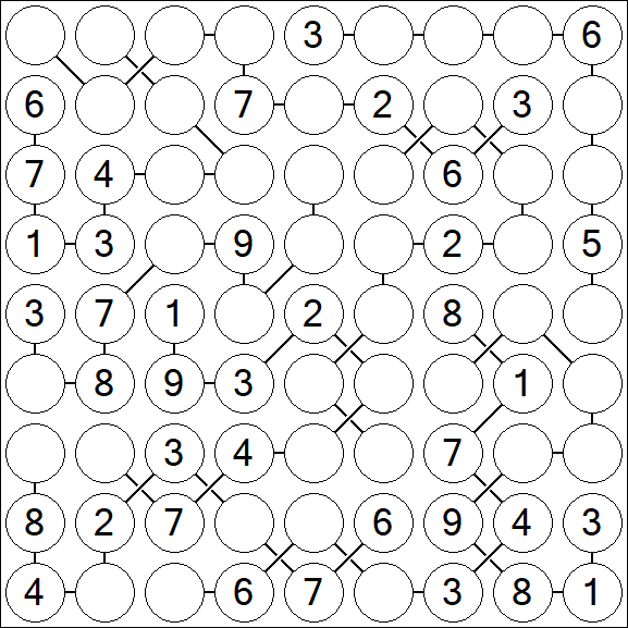 Chain Sudoku - Medium