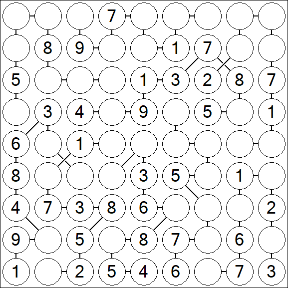 Chain Sudoku - Medium