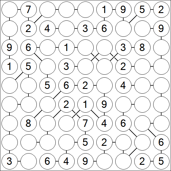 Chain Sudoku - Medium