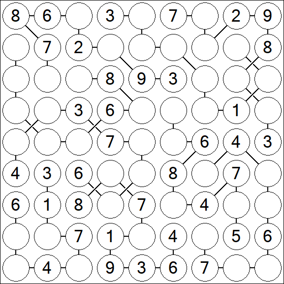 Chain Sudoku - Medium
