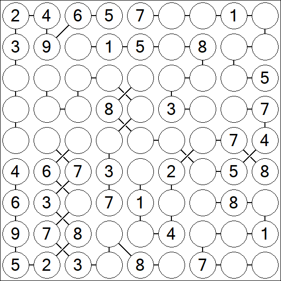 Chain Sudoku - Medium