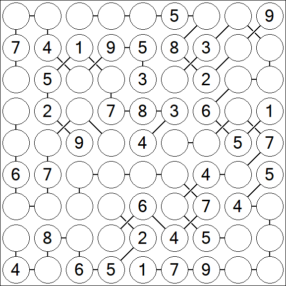 Chain Sudoku - Medium