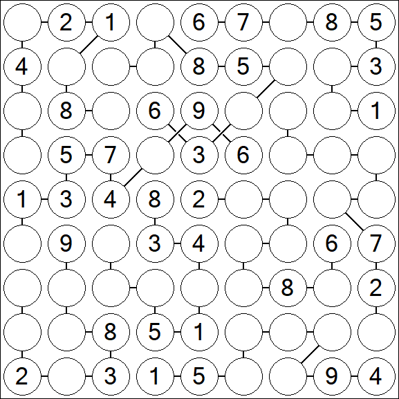 Chain Sudoku - Medium