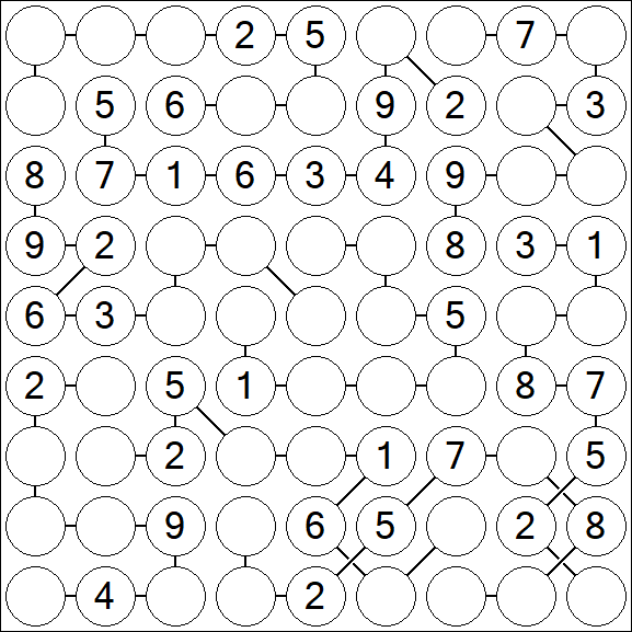 Chain Sudoku - Medium