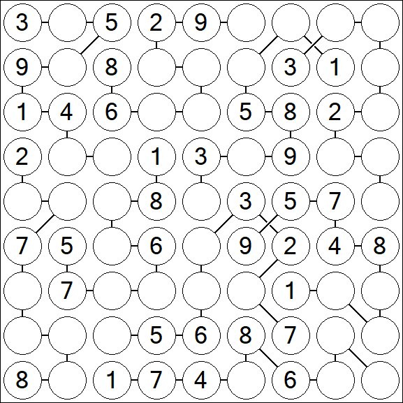 Chain Sudoku - Medium