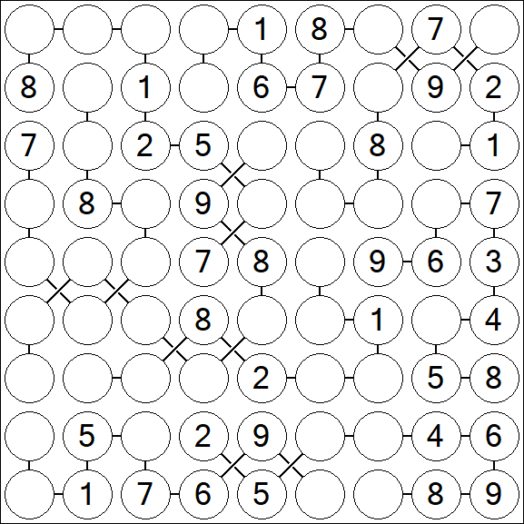 Chain Sudoku - Medium