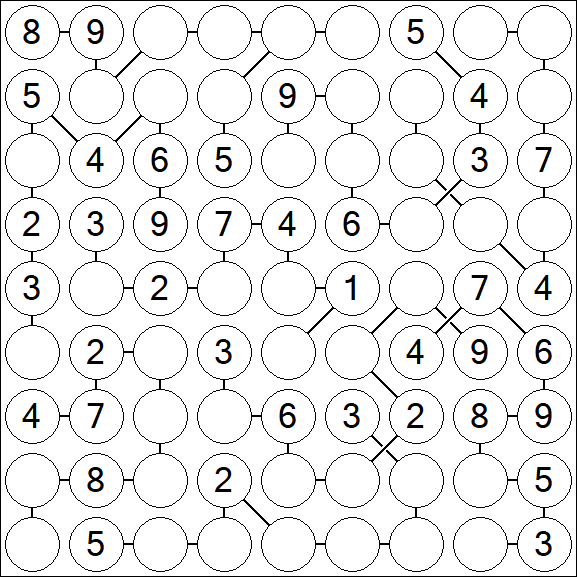 Chain Sudoku - Medium