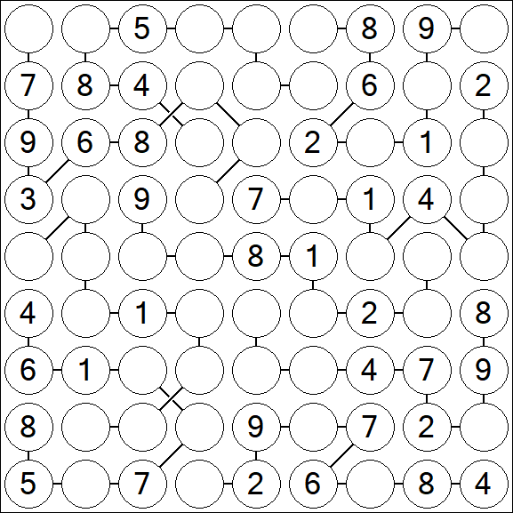Chain Sudoku - Medium