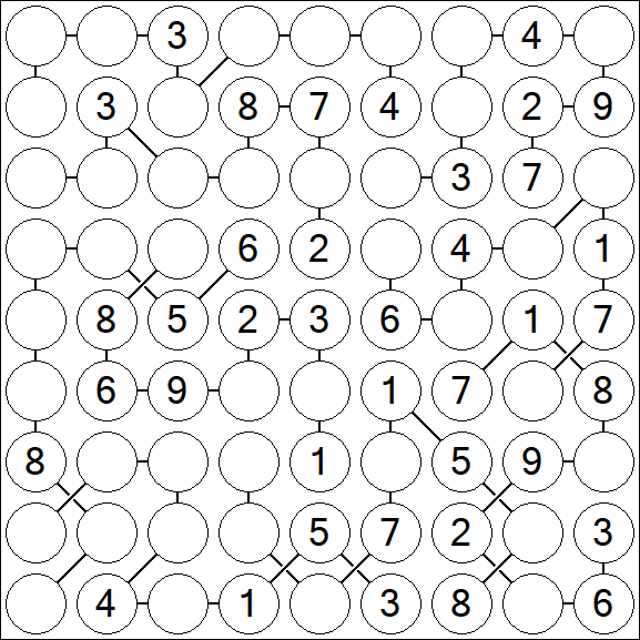 Chain Sudoku - Moyen