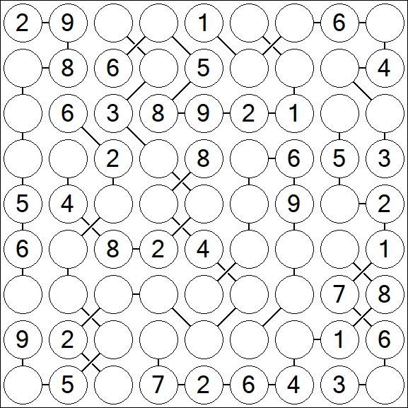 Chain Sudoku - Medium