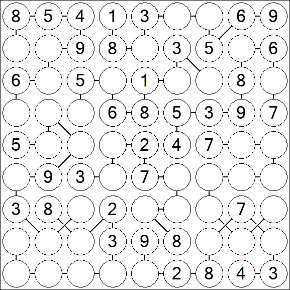 Chain Sudoku - Medium