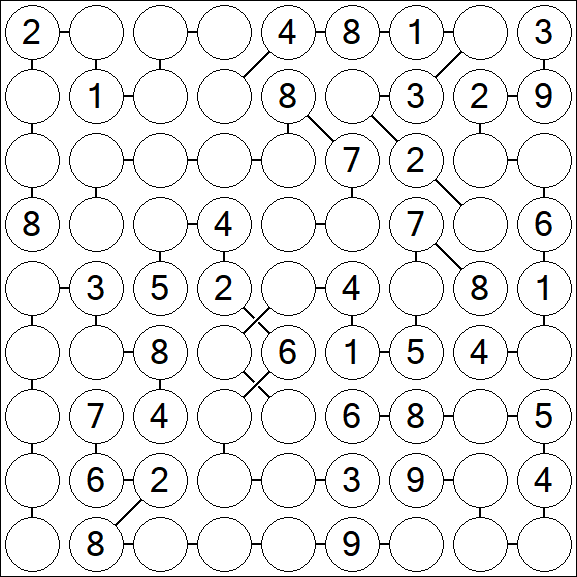 Chain Sudoku - Medium