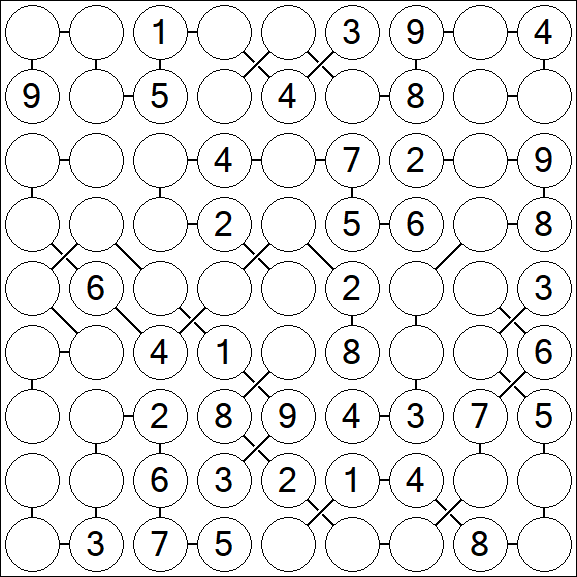 Chain Sudoku - Medium