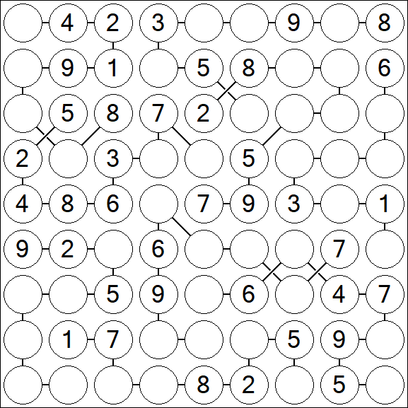 Chain Sudoku - Medium