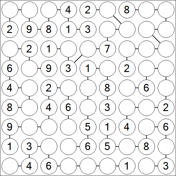 Chain Sudoku - Medium