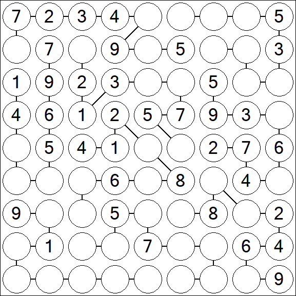 Chain Sudoku - Medium