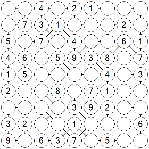 Chain Sudoku - Medium