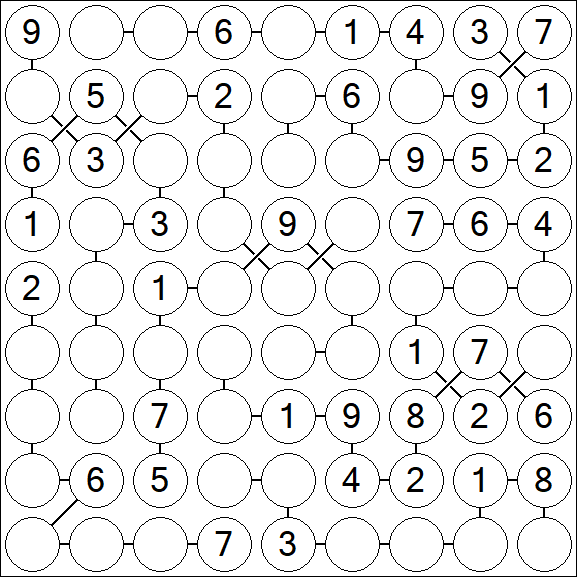 Chain Sudoku - Medium