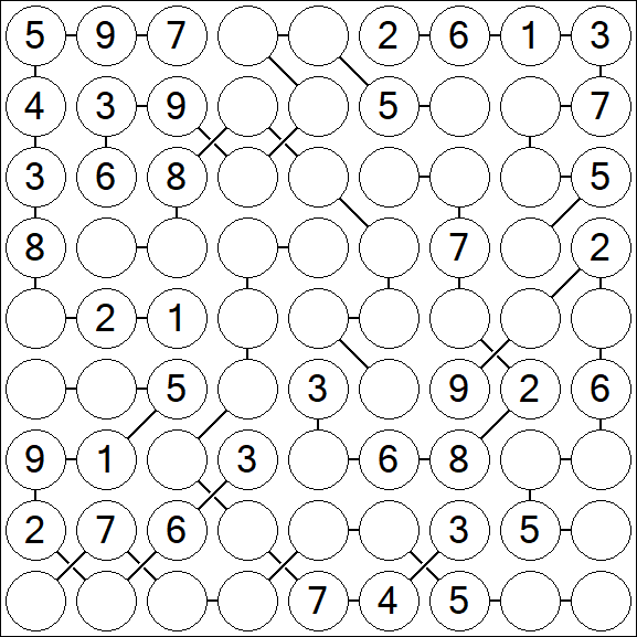 Chain Sudoku - Medium