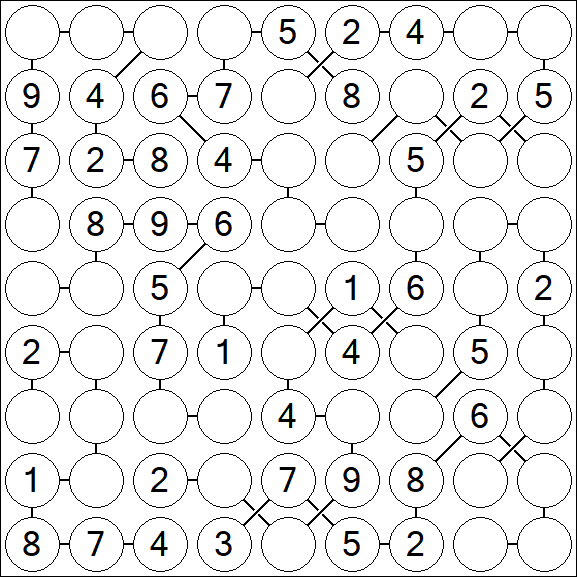 Chain Sudoku - Medium