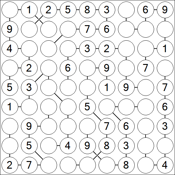 Chain Sudoku - Medium