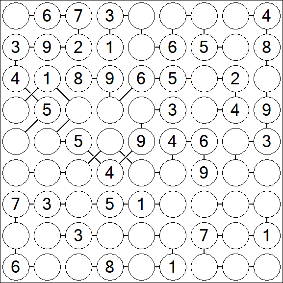 Chain Sudoku - Medium