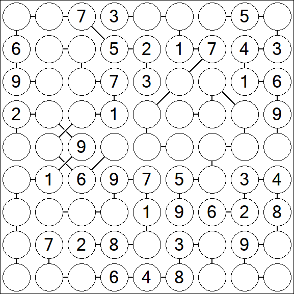 Chain Sudoku - Medium