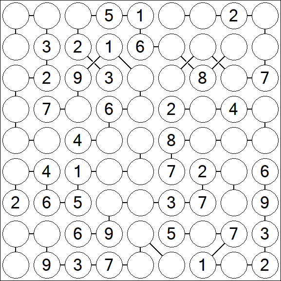 Chain Sudoku - Medium