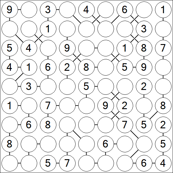 Chain Sudoku - Medium