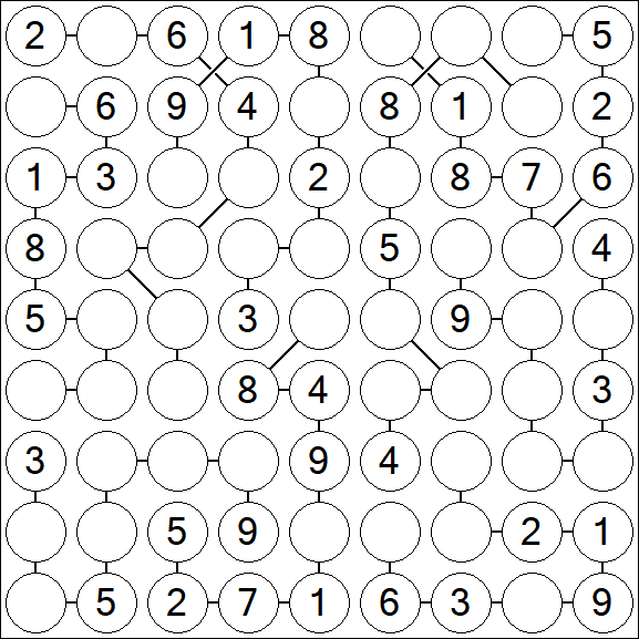 Chain Sudoku - Medium