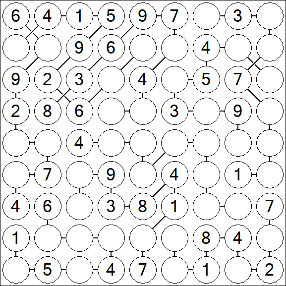 Chain Sudoku - Medium