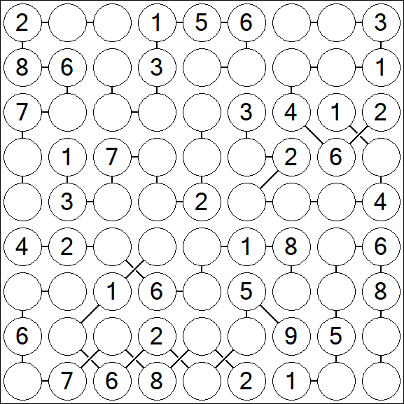 Chain Sudoku - Medium
