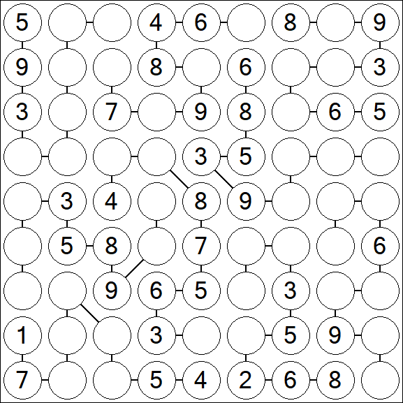 Chain Sudoku - Medium